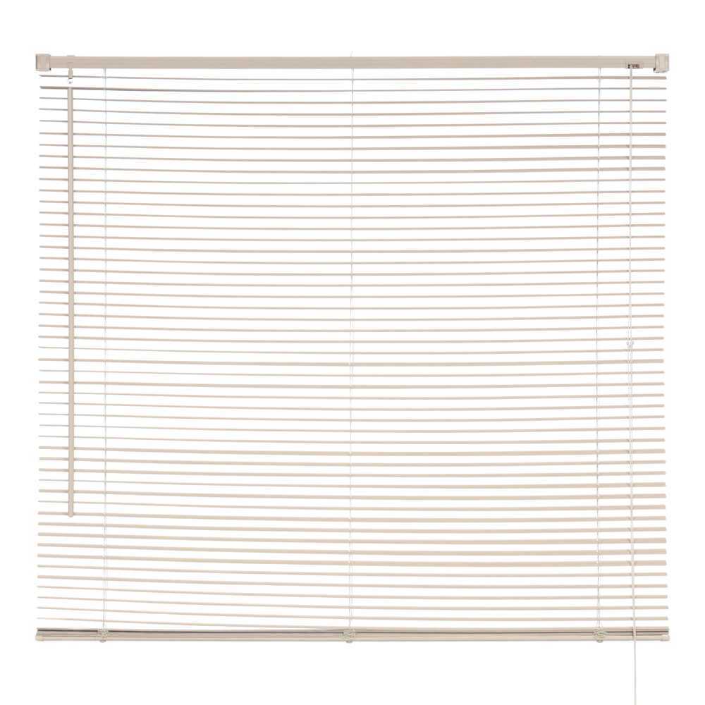 Жалюзи горизонтальные NEODECO пластиковые бежевые 120х160 см