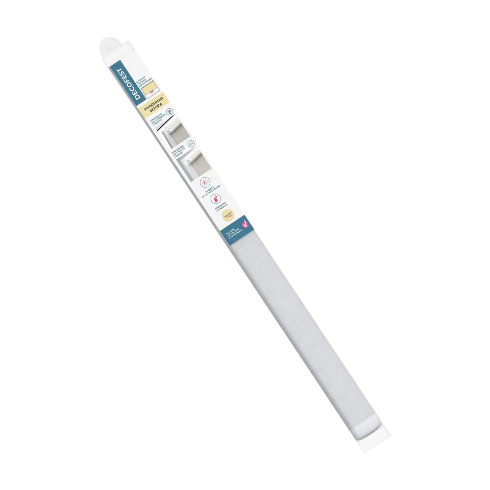 Рулонная штора светонепроницаемая Плайн 100х250 см светло-коричневая