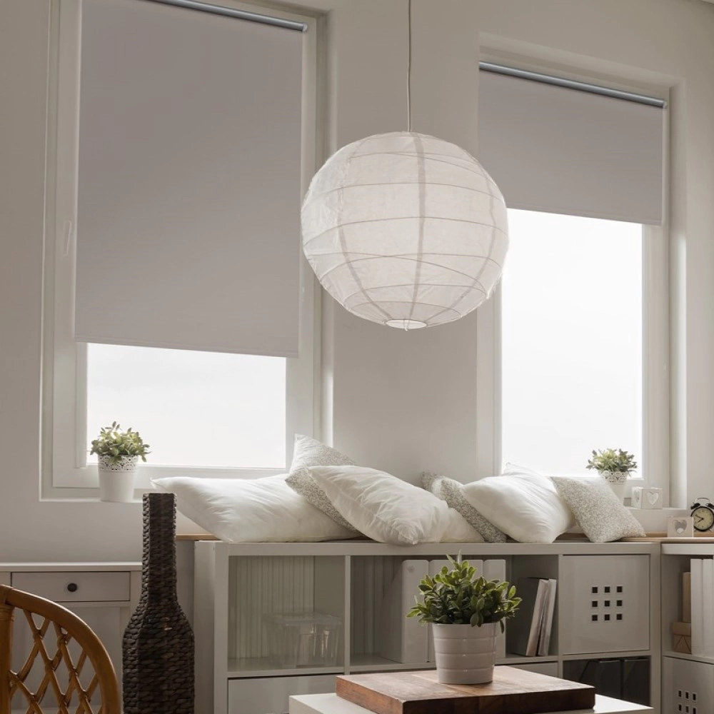 Рулонная штора светонепроницаемая Плайн 100х250 см светло-коричневая