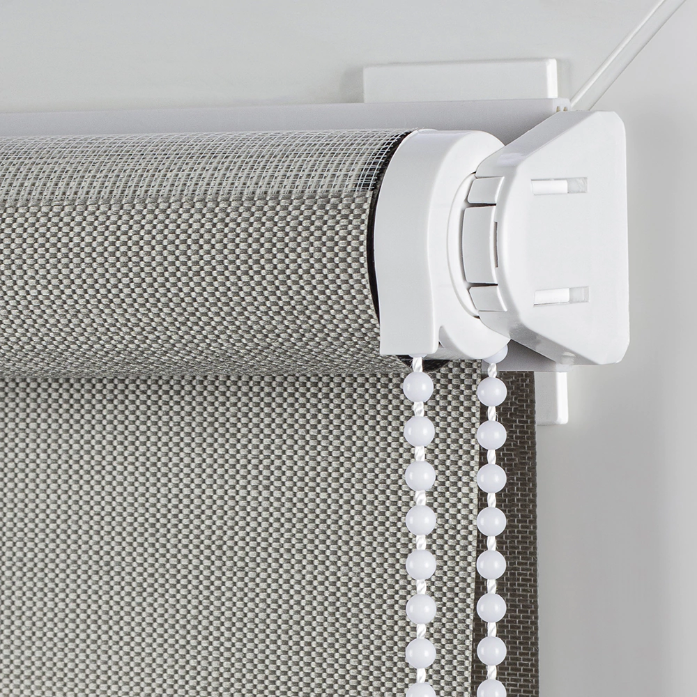 Рулонная штора день-ночь 40х160 см NEODECO Базовый серая