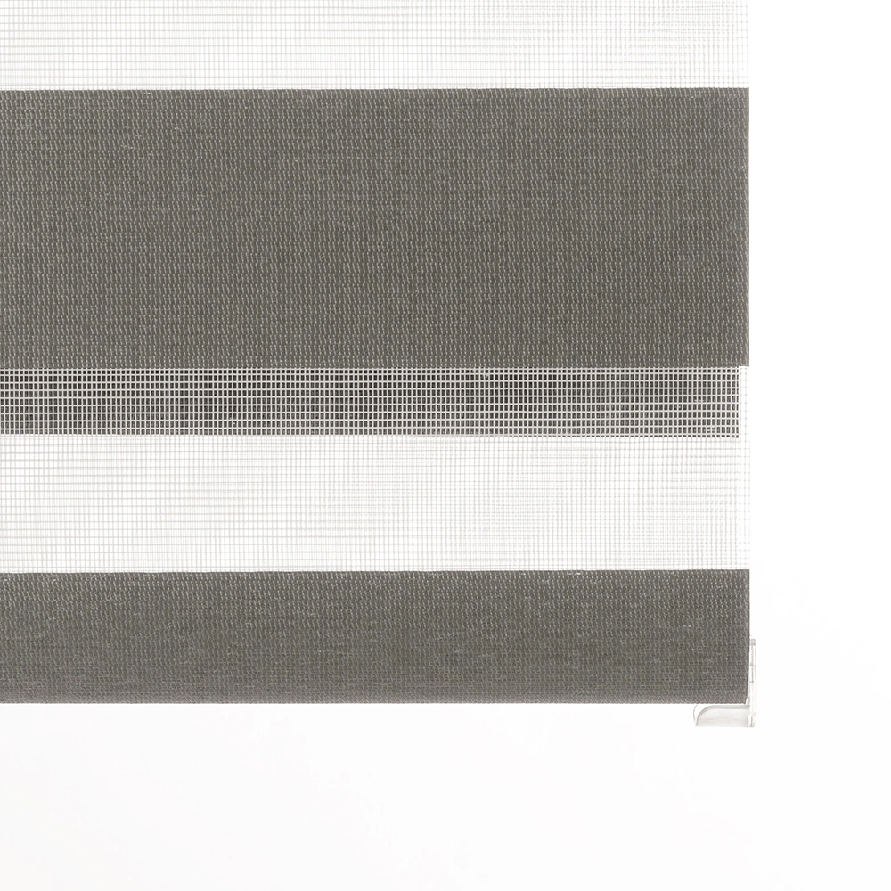 Рулонная штора день-ночь 40х160 см NEODECO Базовый серая