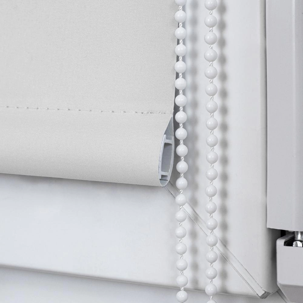 Рулонная штора блэкаут 60х155 см NEODECO Базовый белая