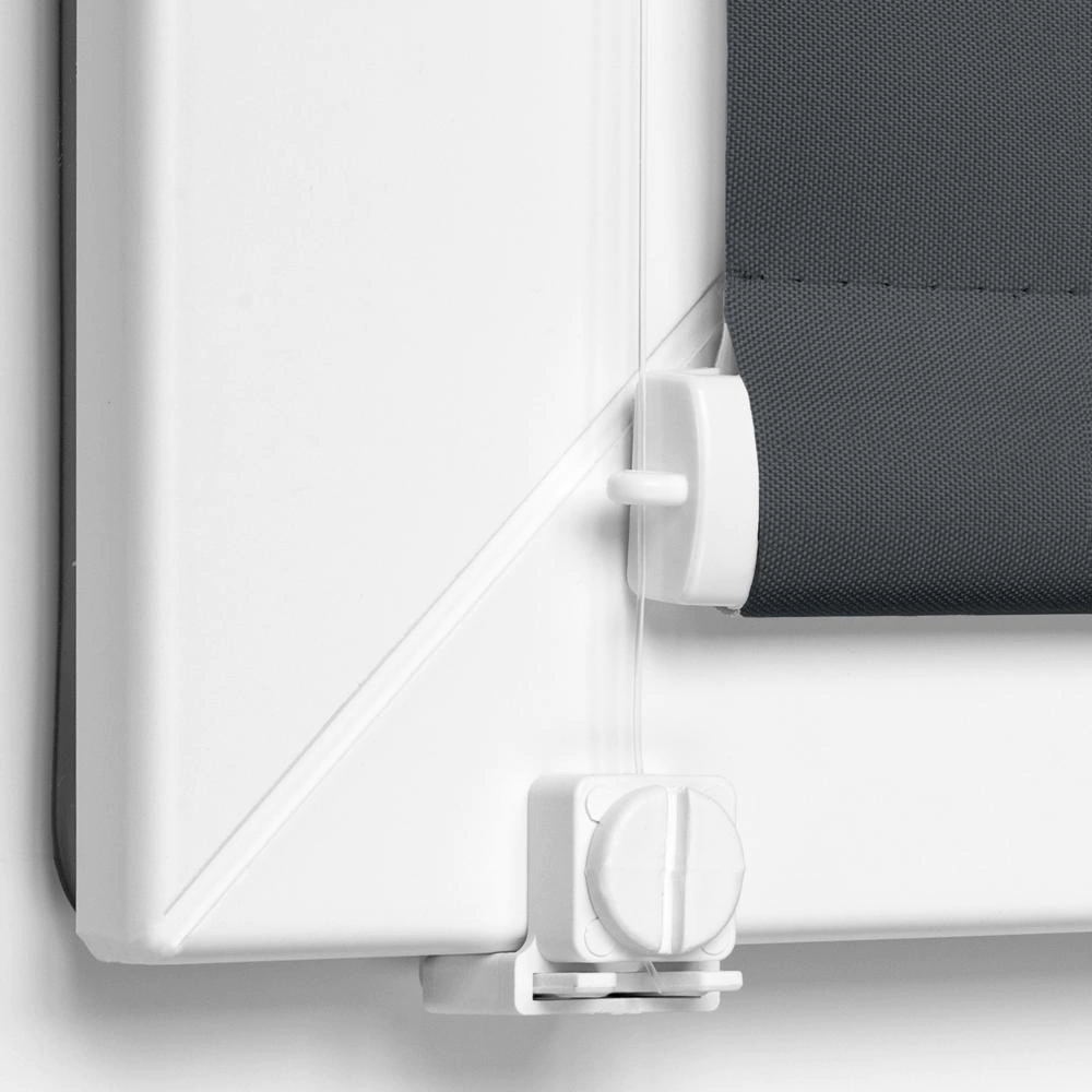 Рулонная штора блэкаут 55х155 см NEODECO Базовый графит