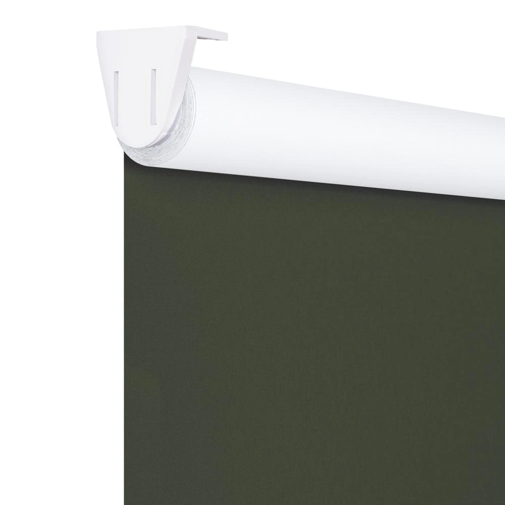 Рулонная штора блэкаут 90х155 см NEODECO Базовый зеленая