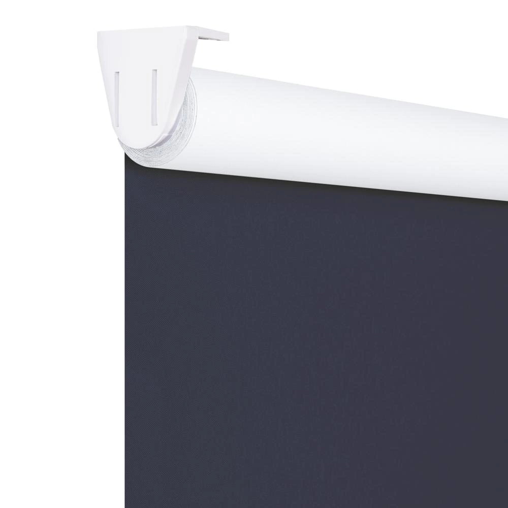 Рулонная штора блэкаут 100х155 см NEODECO Базовый синяя