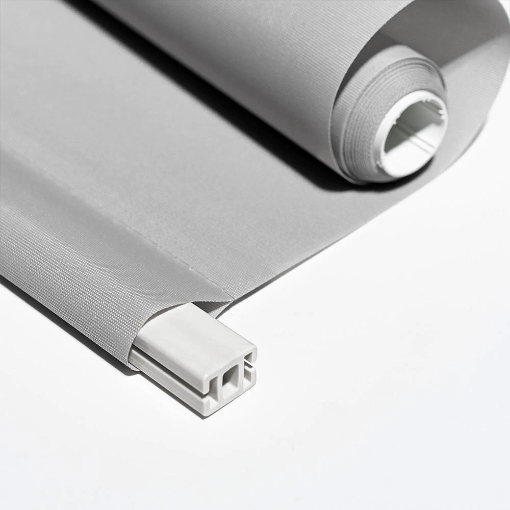 Рулонная штора 55х155 см NEODECO Базовый светло-серая