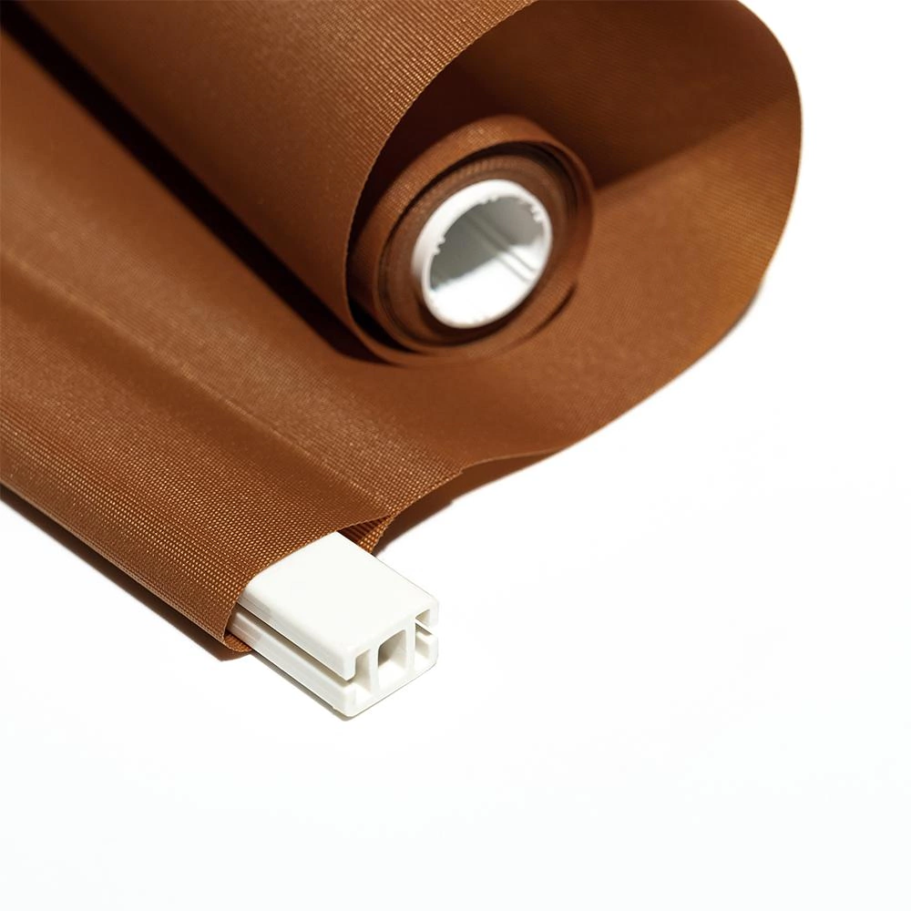 Рулонная штора 80х155 см NEODECO Базовый терракотовая