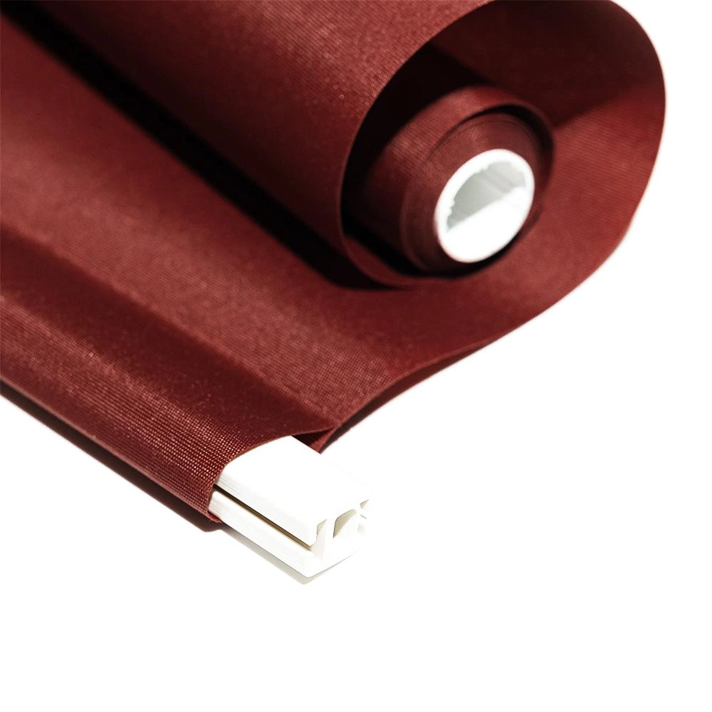 Рулонная штора 40х155 см NEODECO Базовый бордовая