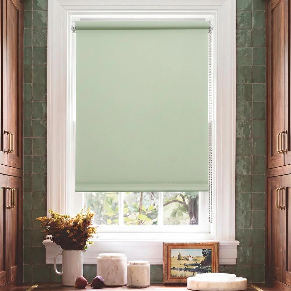 Рулонная штора 40х155 см NEODECO Базовый мятная