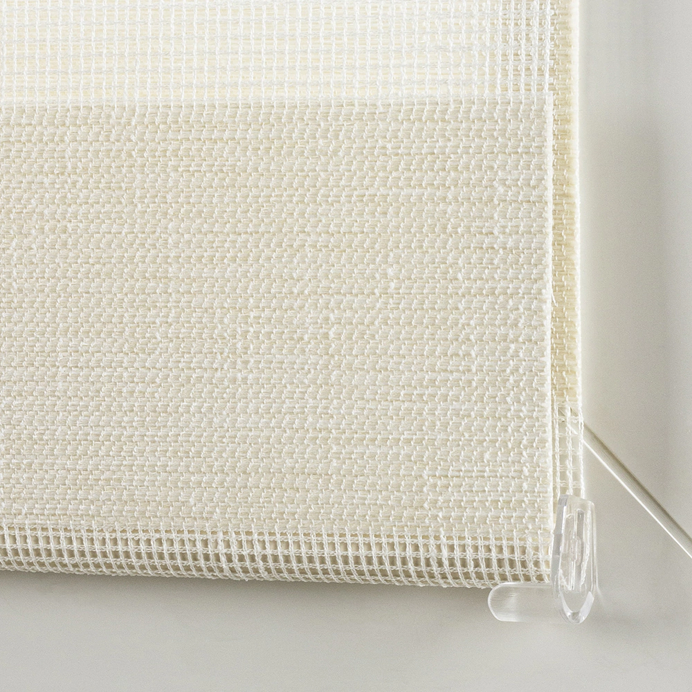 Рулонная штора день-ночь 70х150 см Нива белая