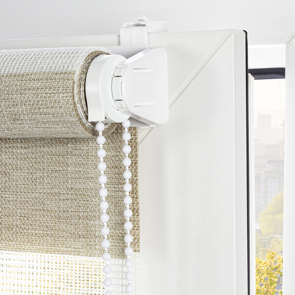 Рулонная штора день-ночь 70х150 см Нива бежевая