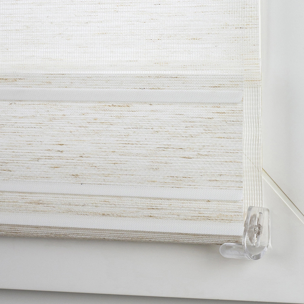 Рулонная штора день-ночь 100х160 см Кира белая