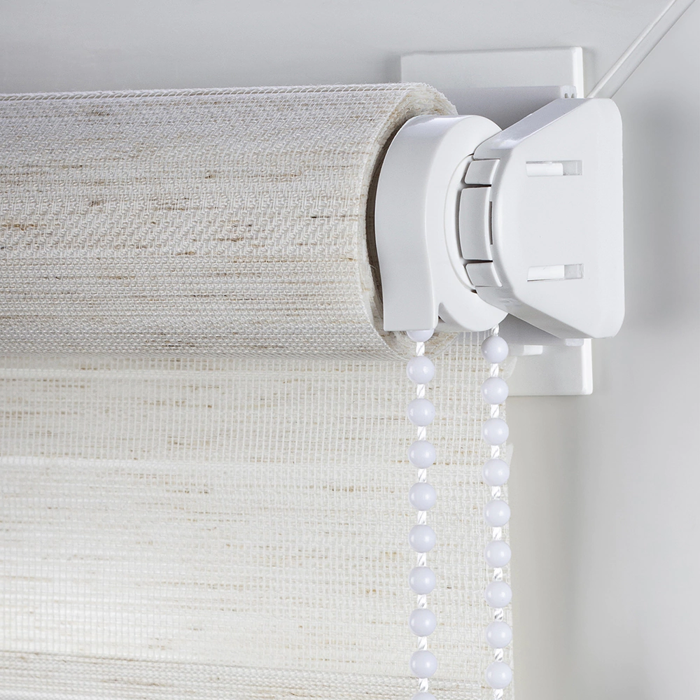 Рулонная штора день-ночь 140х160 см Кира белая