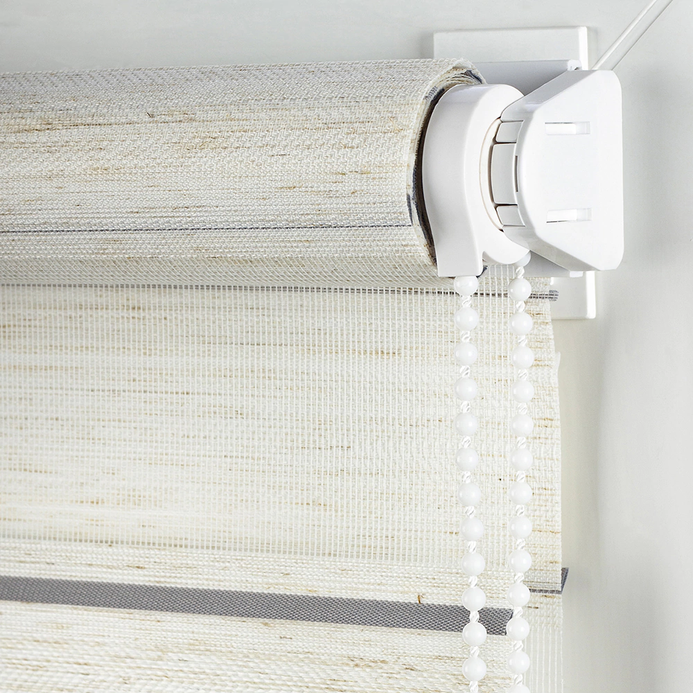 Рулонная штора день-ночь 120х160 см Кира серая