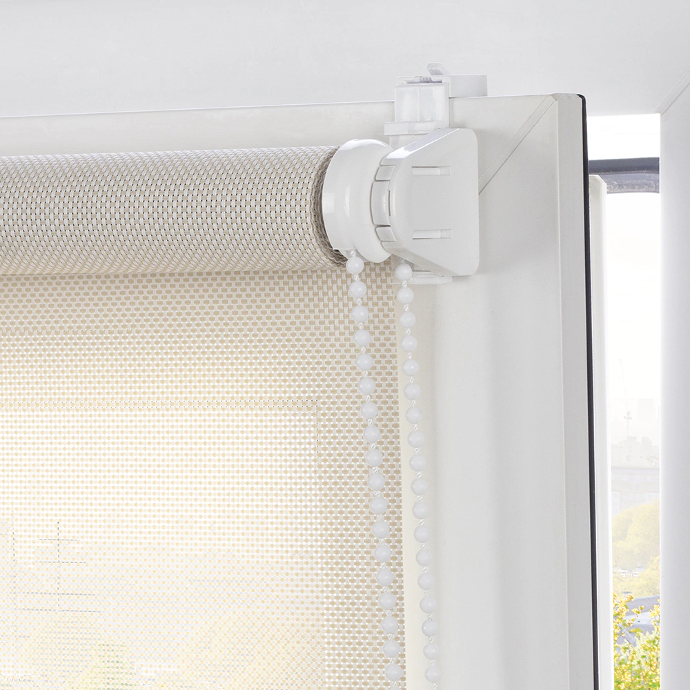 Рулонная штора 80х170 см Скрин бежевая