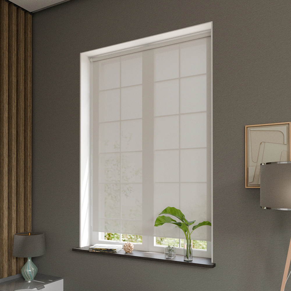 Рулонная штора 120х170 см Скрин бежевая