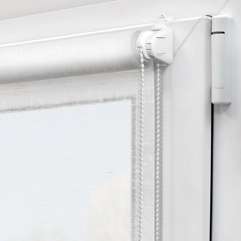 Рулонная штора 40х160 см NEODECO Модерн белая