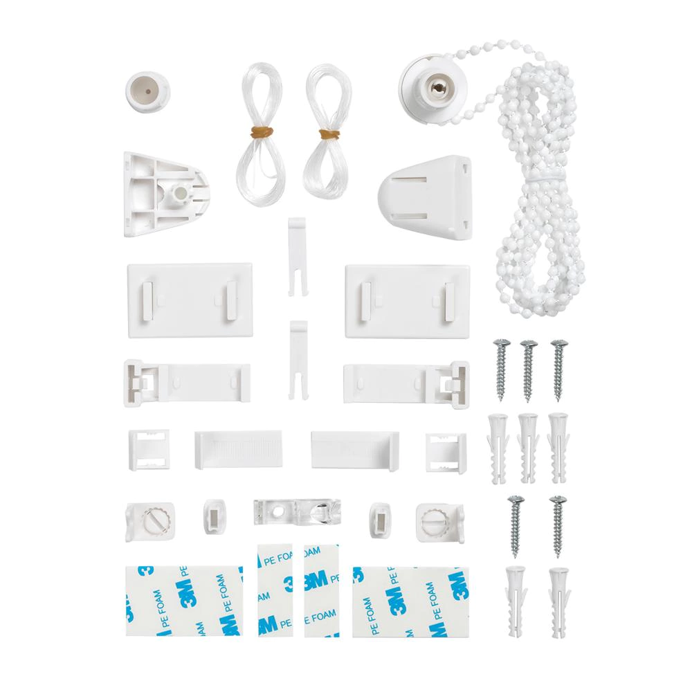 Рулонная штора 50х160 см NEODECO Модерн белая