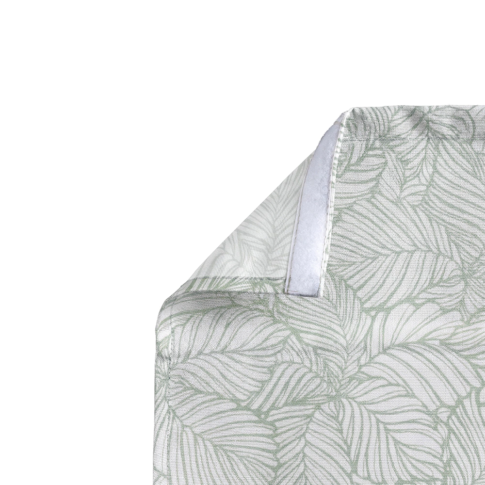 Штора римская без карниза Garden Листья 60х160 см серая