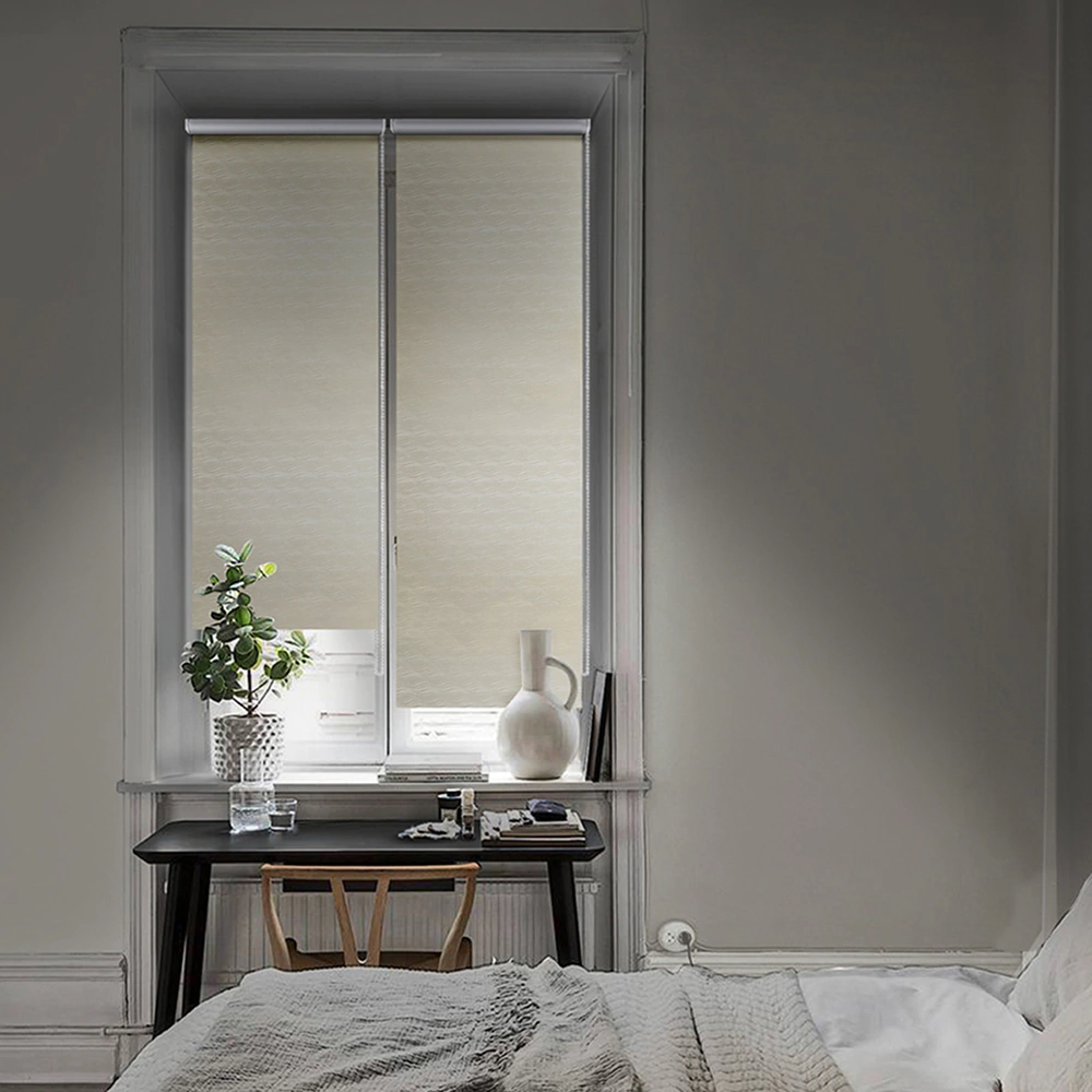 Рулонная штора светонепроницаемая мини Ритм 55х160 см золотая