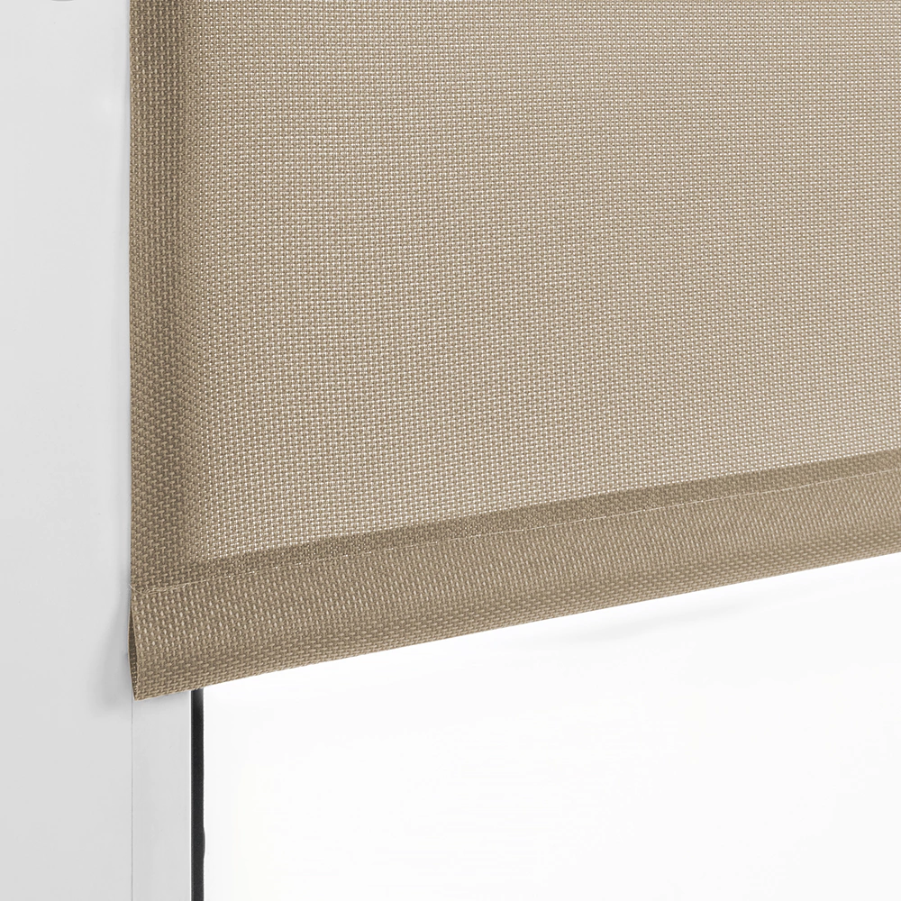 Штора рулонная тканевая NEODECO Фаро 100х160 см бежевая