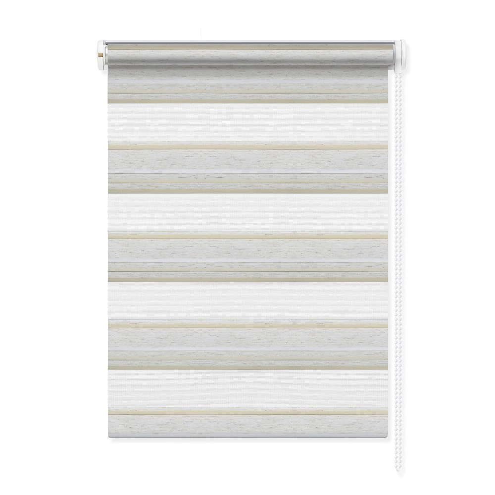 Штора рулонная MIAMOZA День-ночь 80х170 см бежевая