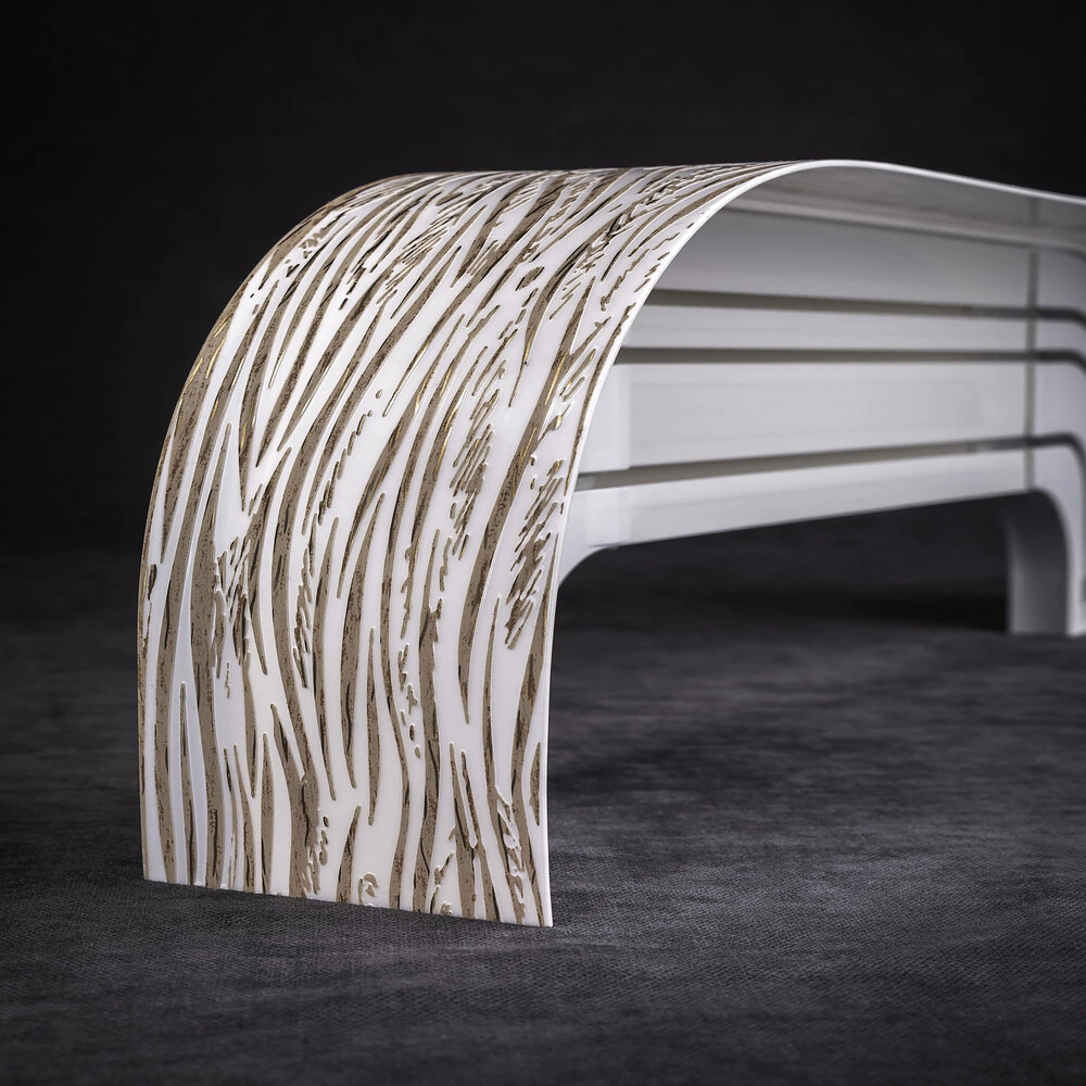 Потолочный карниз 2-рядный бежевый 300 см