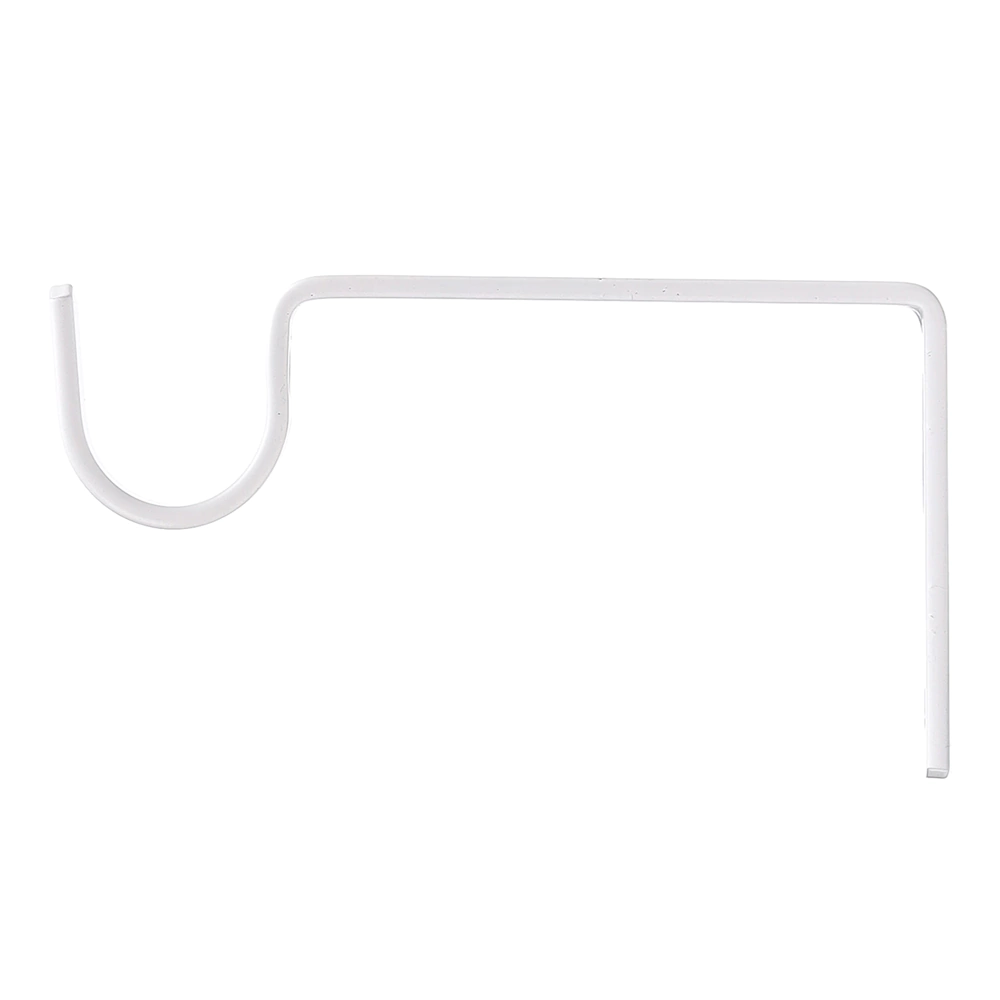 Держатель для карниза 1-рядный d20 мм Эконом белый матовый