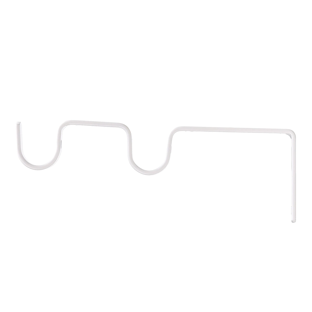 Держатель для карниза 2-рядный d20 мм Эконом белый матовый