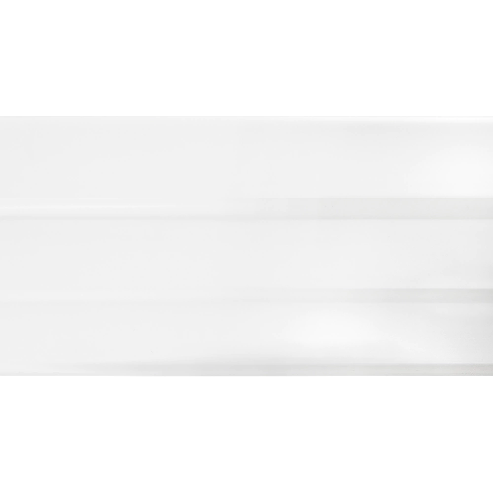 Потолочный карниз 2-рядный Каската с багетом 10,4 см белый 250 см