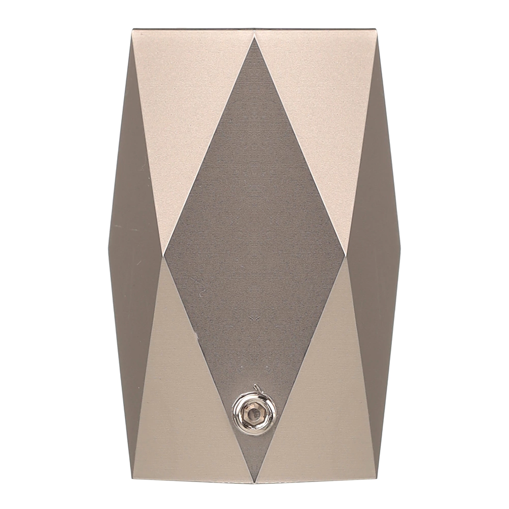 Наконечник d16 мм Арт никель-сатин 2 шт