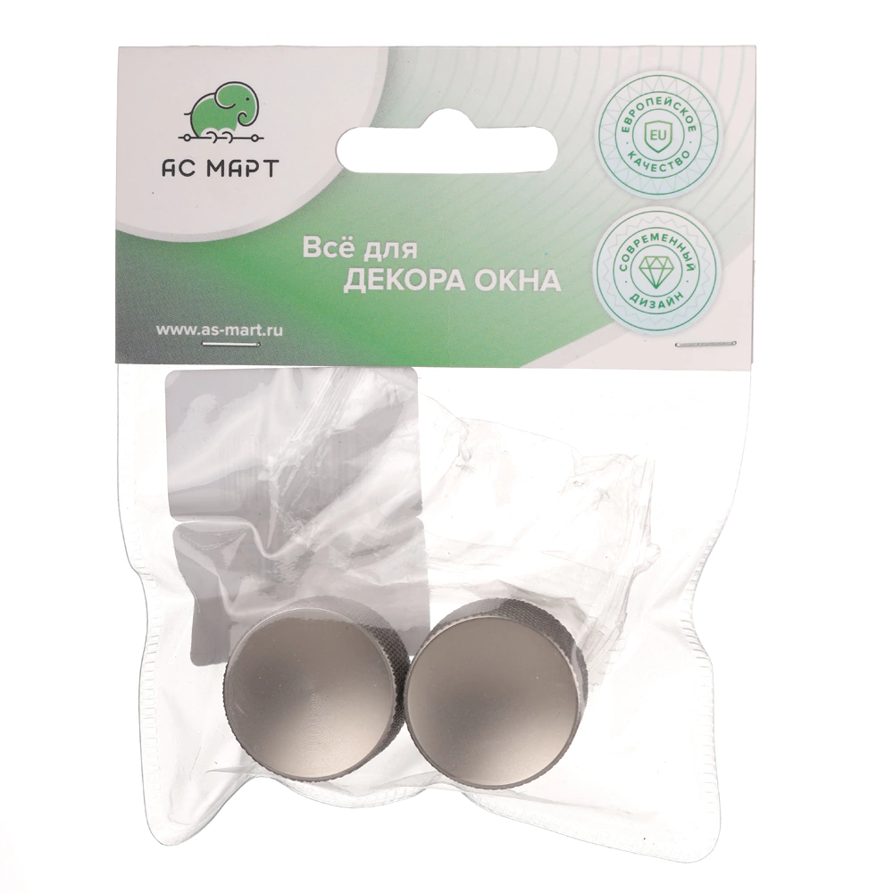 Наконечник d16 мм Орсей Мини никель-сатин 2 шт