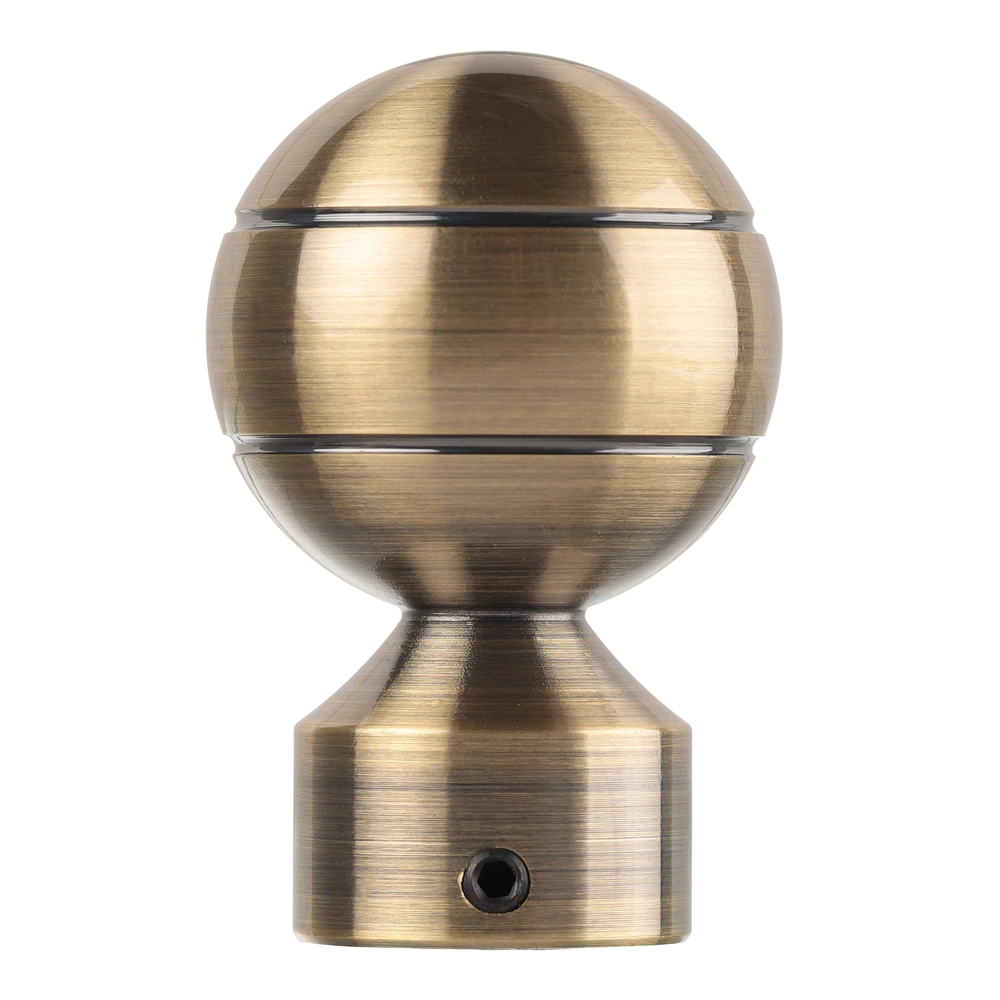 Наконечник d16 мм Шар рифленый антик 2 шт