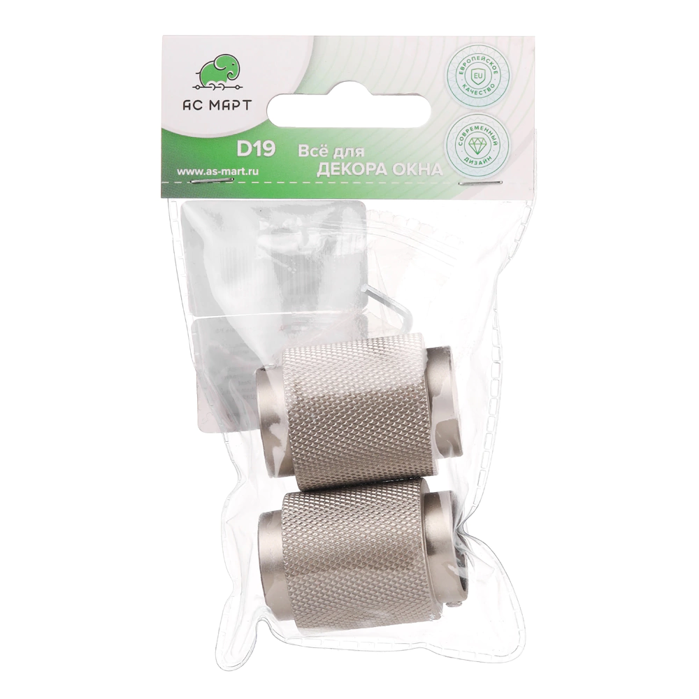 Наконечник d19 мм Орсей Гранд никель-сатин 2 шт