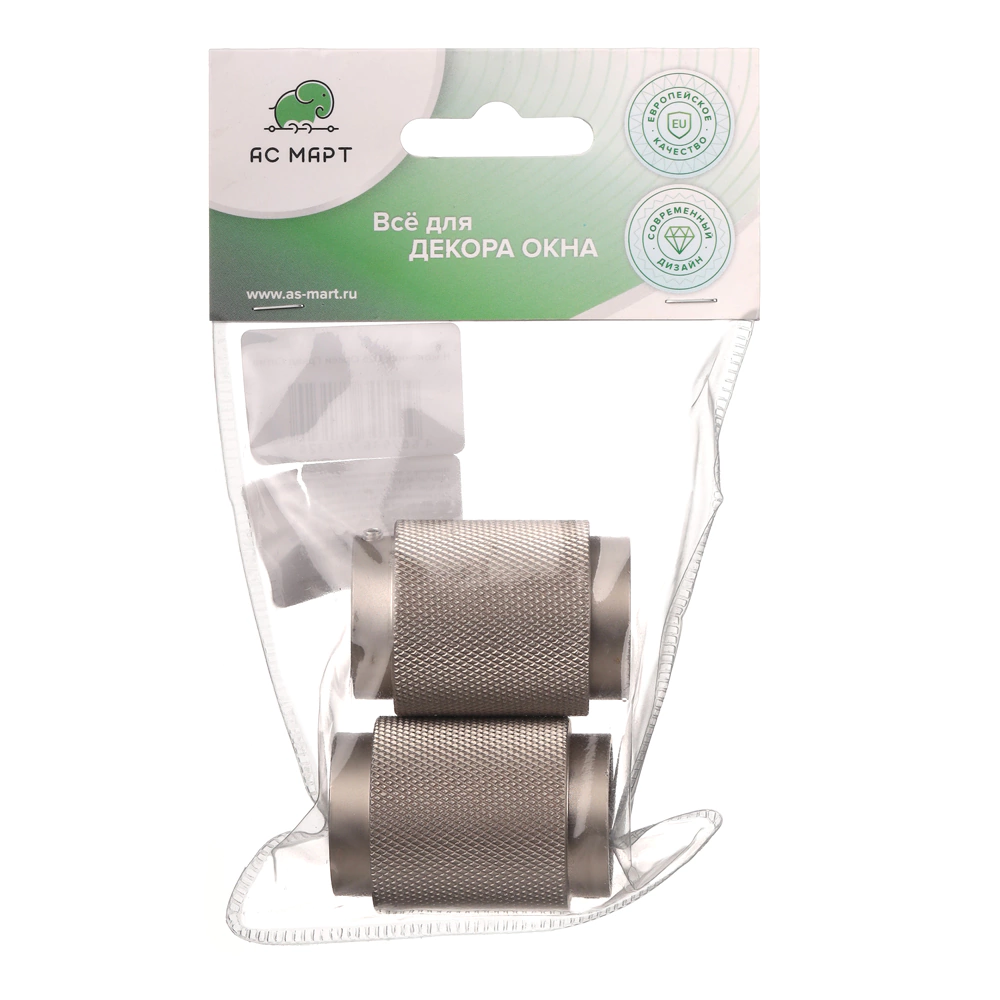 Наконечник d25 мм Орсей Гранд никель-сатин 2 шт