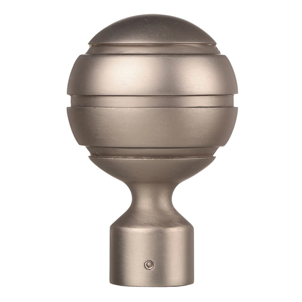 Наконечник d25 мм Триест никель-сатин 2 шт