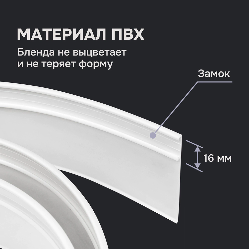 Бленда для шины 7 см бархан 350 см