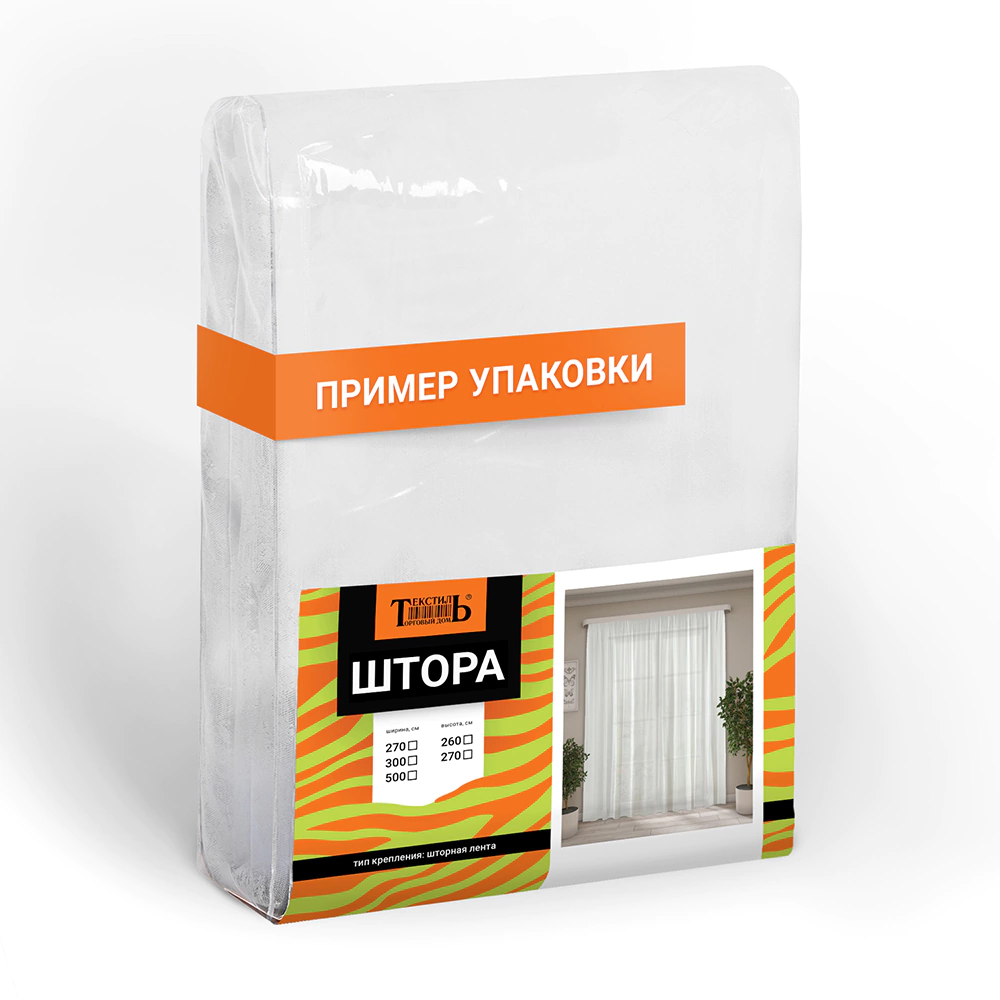 Штора Дождь бархат 200х280 см коричневая