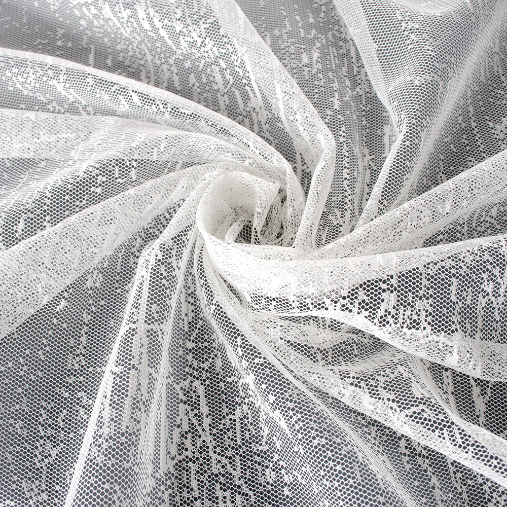 Тюль Геометрия гипюр 300х280 см крем