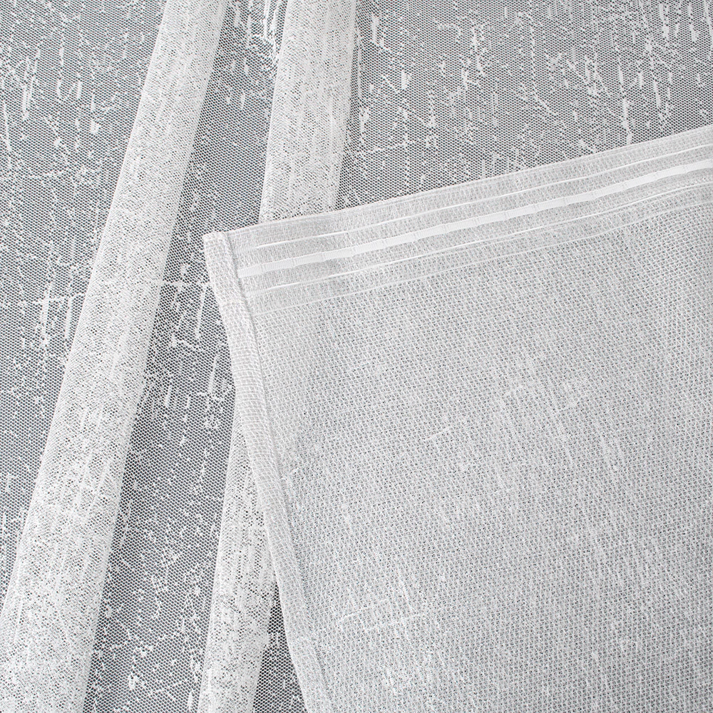 Тюль Геометрия гипюр 300х280 см крем