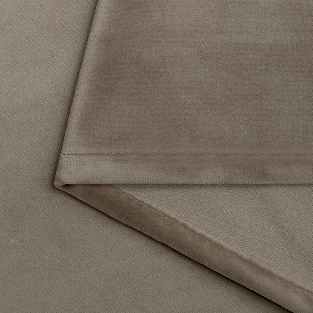 Штора Бархат 180х280 см коричневая