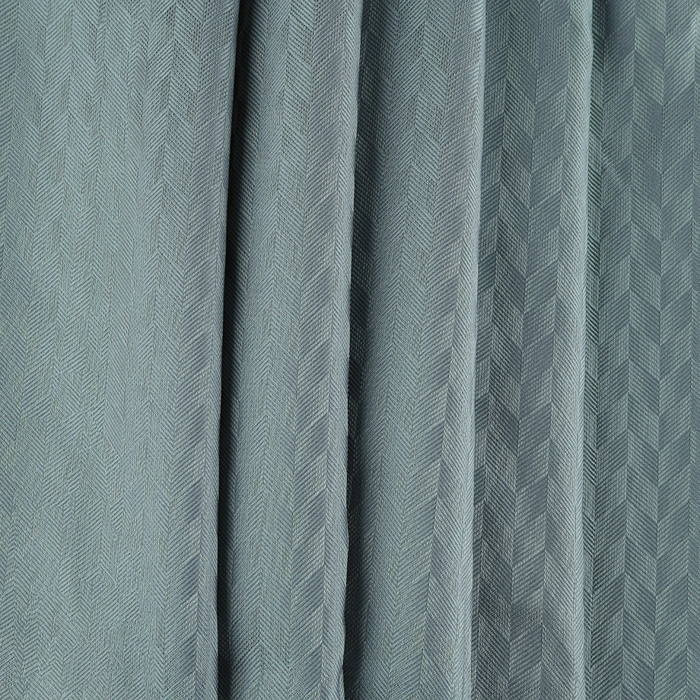 Штора NEODECO жаккард 200х280 см синяя