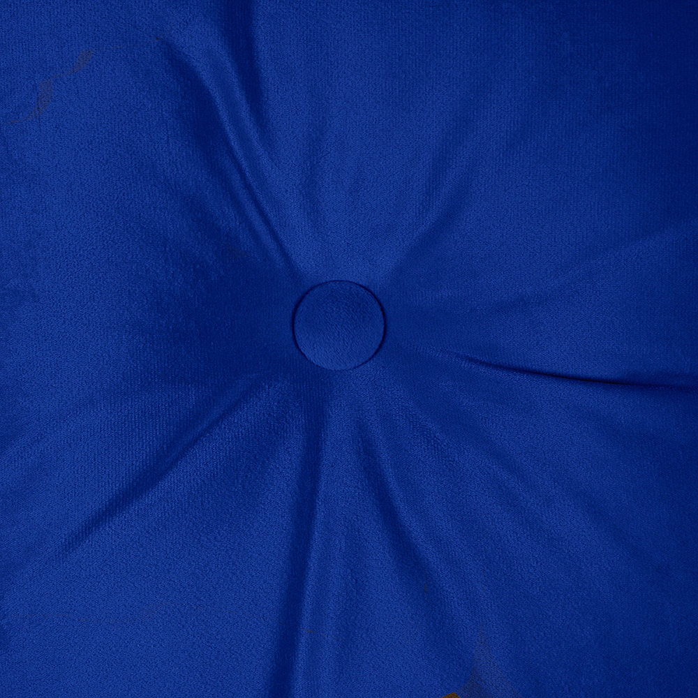 Подушка декоративная с пуговицей 45х45 см синяя