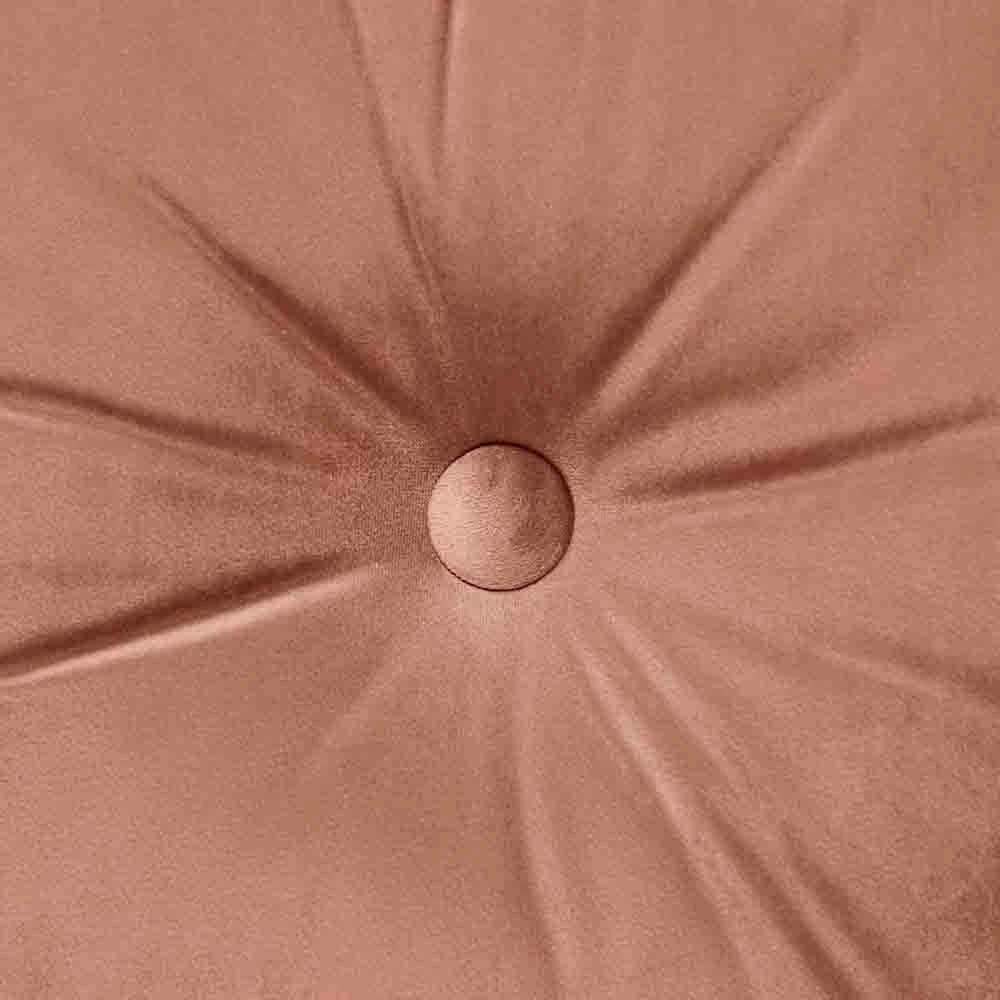 Подушка декоративная с пуговицей 45х45 см коричневая