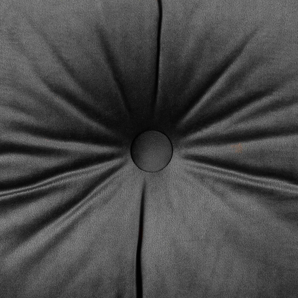 Подушка декоративная с пуговицей 45х45 см графит