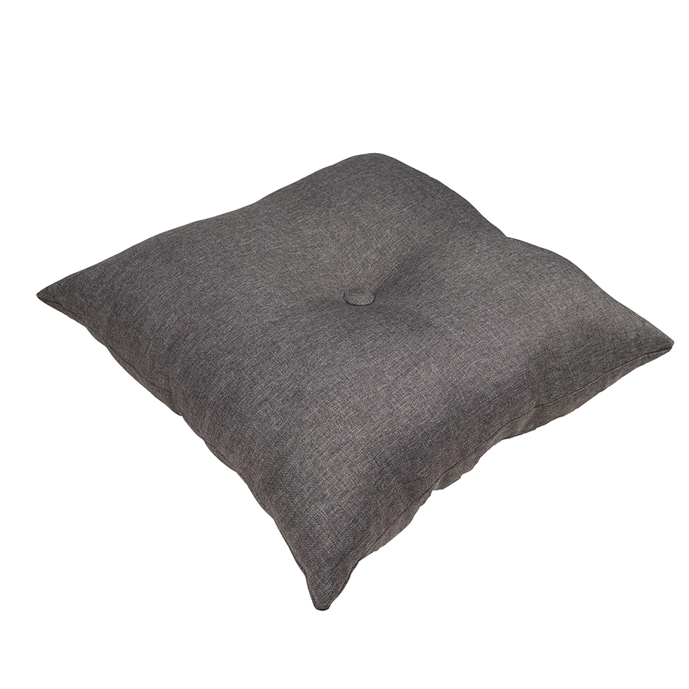 Подушка декоративная BOSFOR рогожка серая 45х45 см