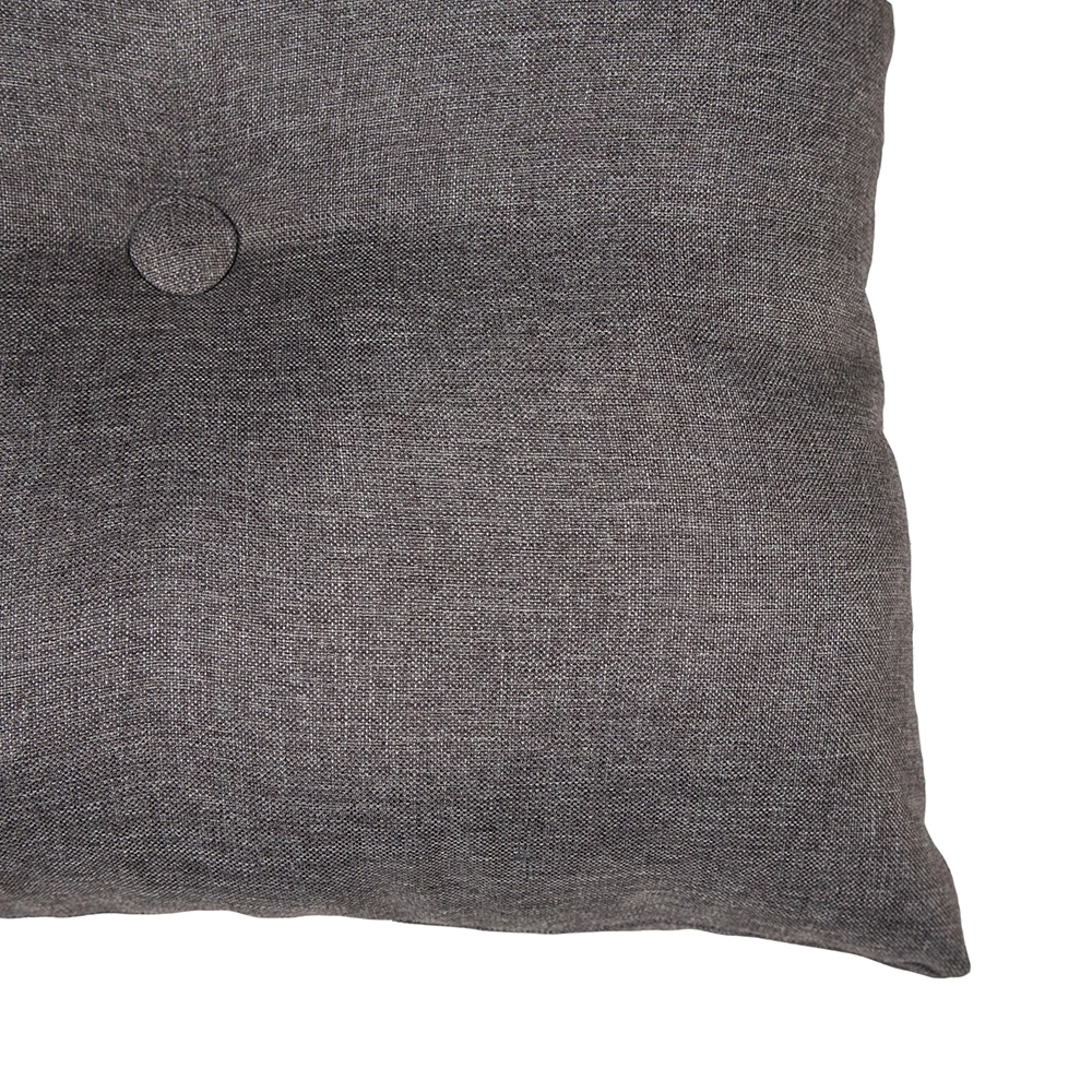 Подушка декоративная BOSFOR рогожка серая 45х45 см