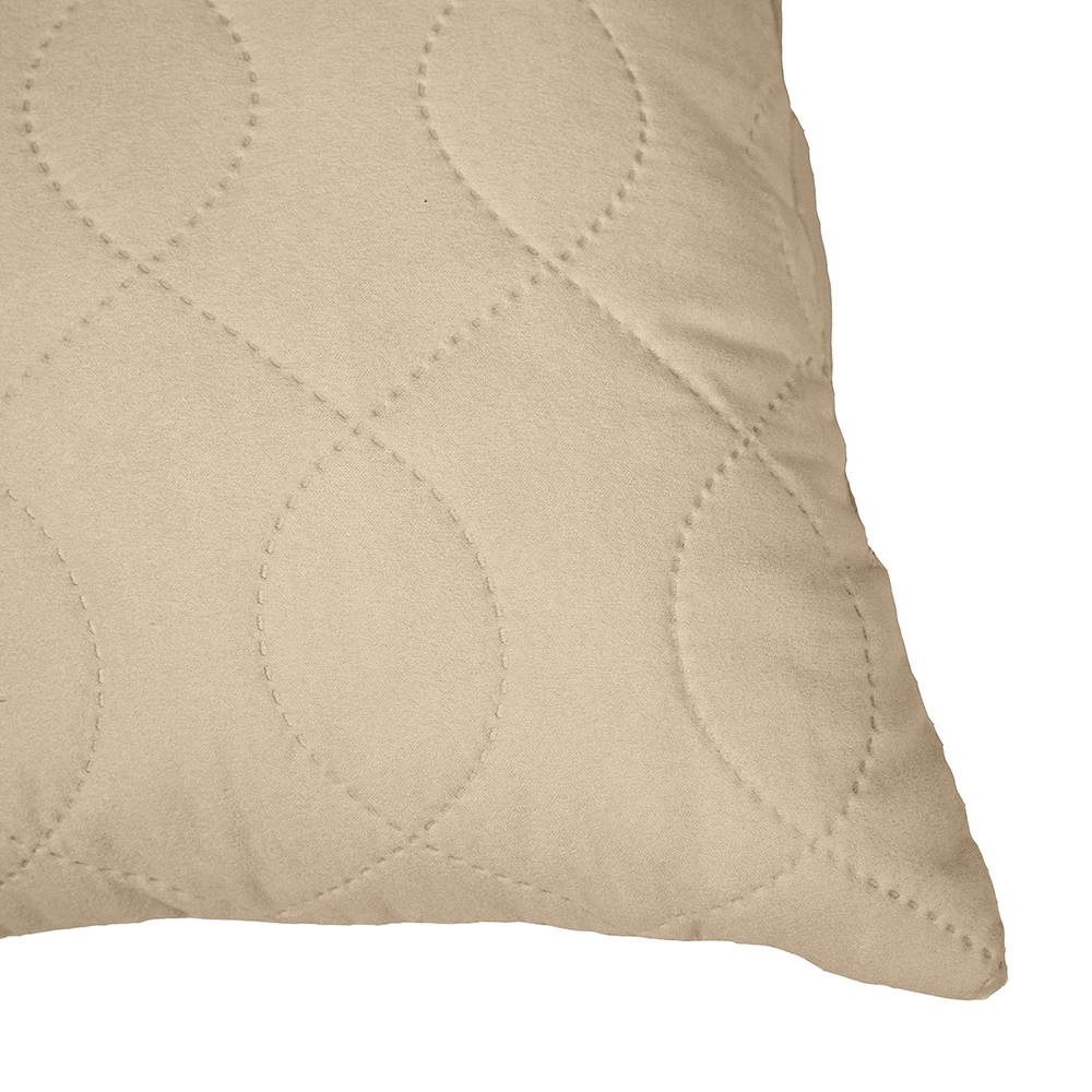 Подушка декоративная SCANDI замша кремовая 45х45 см