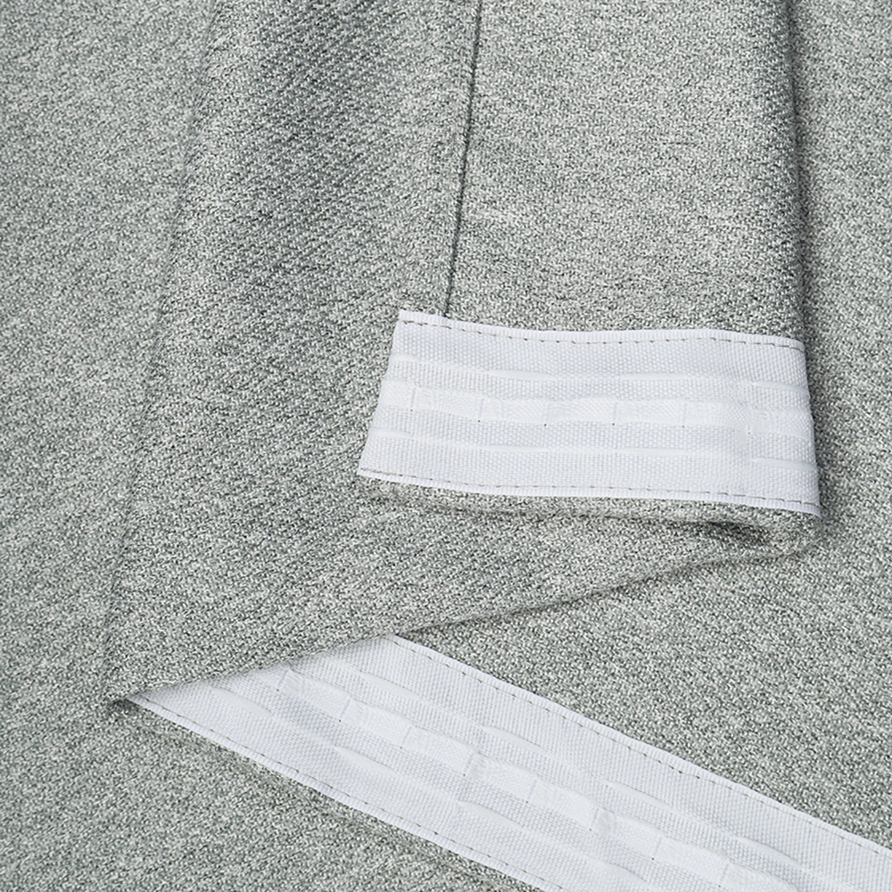 Штора Эко шерсть 200х280 см серо-бежевая