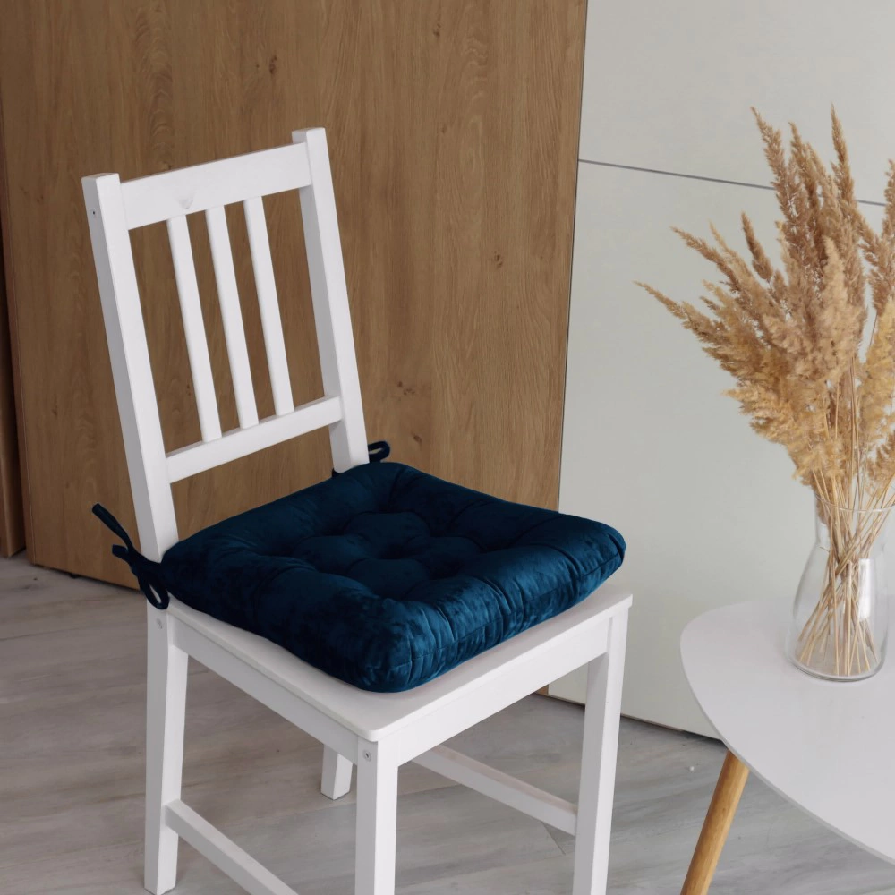 Подушка-сидушка ASTI 40х36 см темно-синяя
